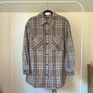 NWOT Simons ICONE Plaid Shacket